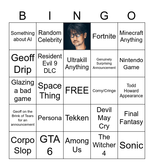 SUMMER GAMES FEST Bingo Card