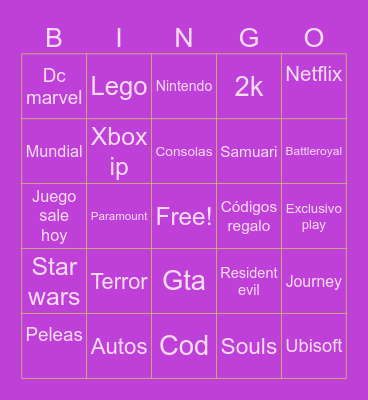 Samer gay fest Bingo Card