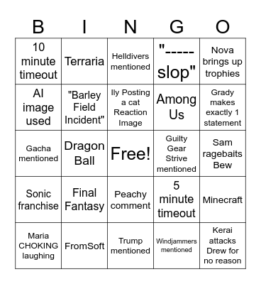 Anti-Bully Rangers Argument Bingo Card Bingo Card