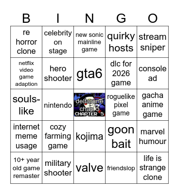 4 Bingo Card