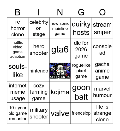 4 Bingo Card