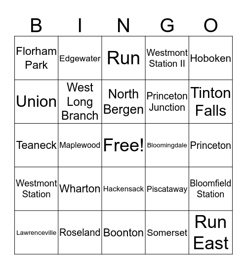 AvalonBay Bingo FUN!!! Bingo Card