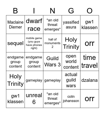 Summer games fest 2026 Bingo Card