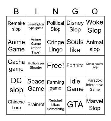 Steam Summer Fest Bingo Card