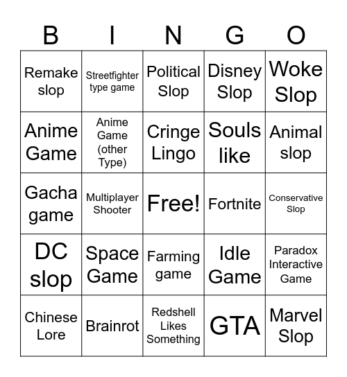 Steam Summer Fest Bingo Card