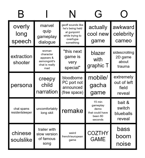 SUMMER GAY FEST BIGNO Bingo Card