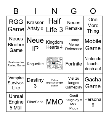 Summer Gay Fest Bingo Card