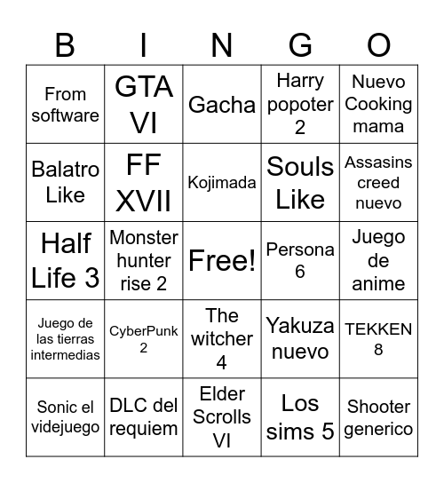 Pos es verano y es un festival de juegos en verano Bingo Card