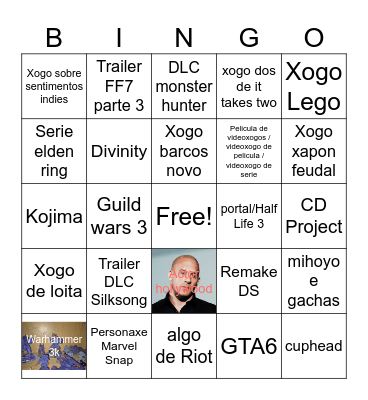 non e3 Bingo Card