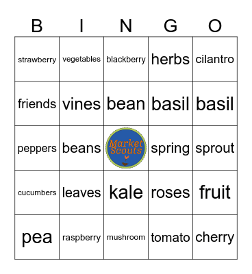 Lents International Farmers Market Bingo Card
