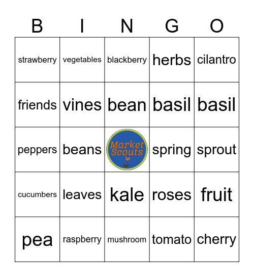Lents International Farmers Market Bingo Card