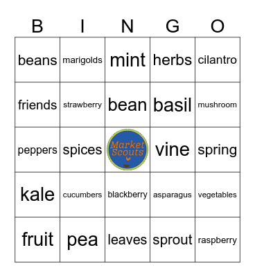 Lents International Farmers Market Bingo Card
