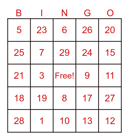 Bingo CLUB INDEPENDIENTE Bingo Card