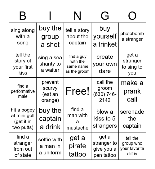Bachelorette Bingo: Over the Weekend . . . Bingo Card