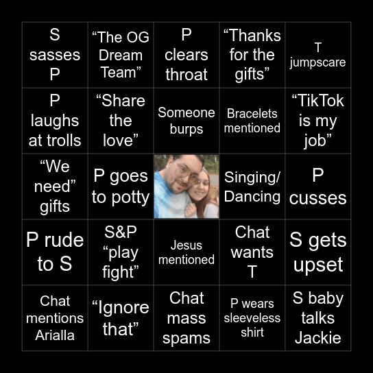 Daddy-Daughter nightmare bingo Card
