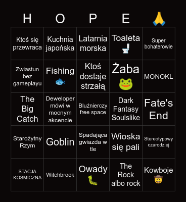 Przyszłość Gamingu Bingo Card