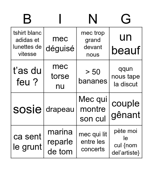 WELOVEGREEN BINGO Card