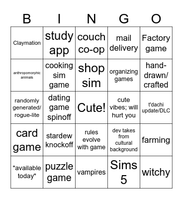 Wholesome Direct Bingo Card