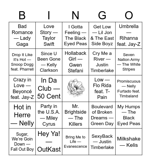 Meant to Be! Bingo Card