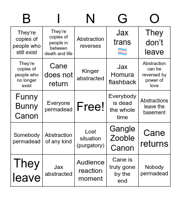 TADC BINGO Card
