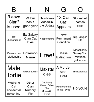 Y32 Stream Bingo Card