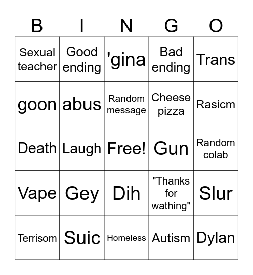 Tomorrow's teahcer Bingo Card