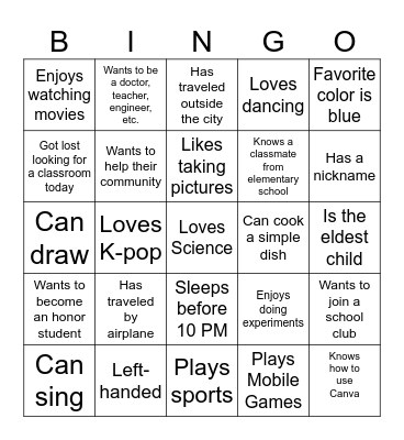 CHIKA VERIFIED! Bingo Card