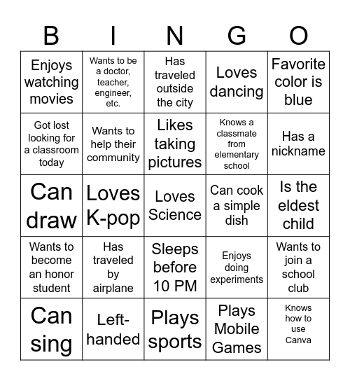 CHIKA VERIFIED! Bingo Card