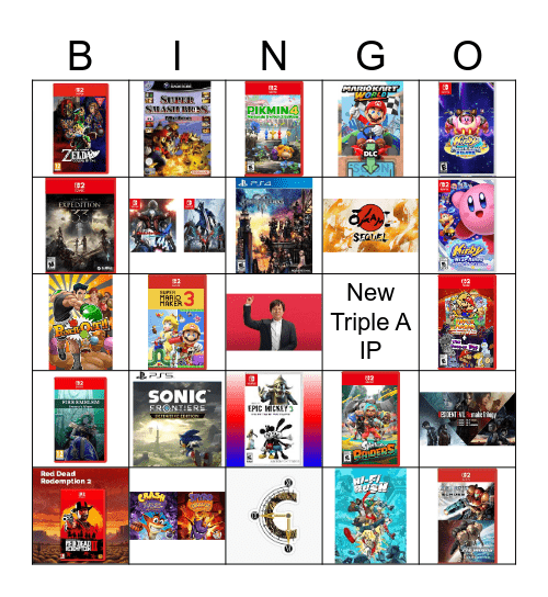 Nintendo Direct June 2026 Bingo Card