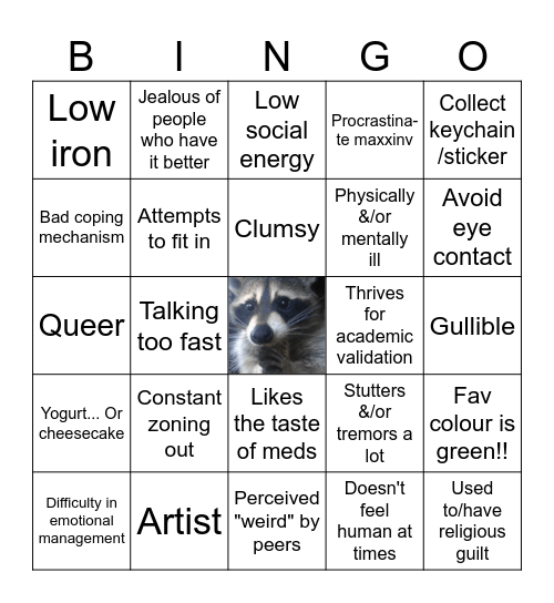 Ultimate Miki Bingo Card