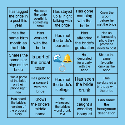 Katryna's Hens Bingo Card