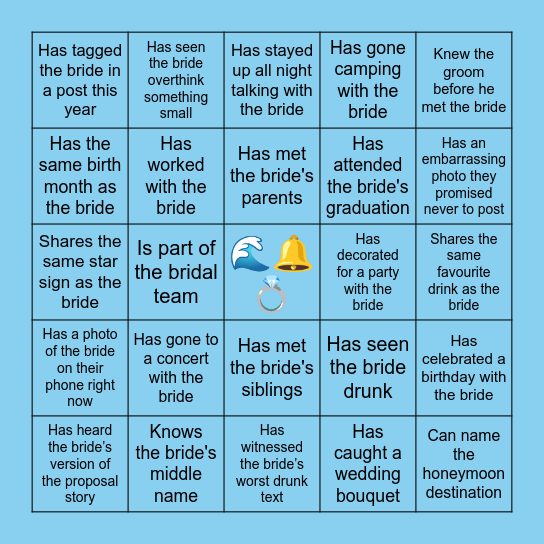 Katryna's Hens Bingo Card