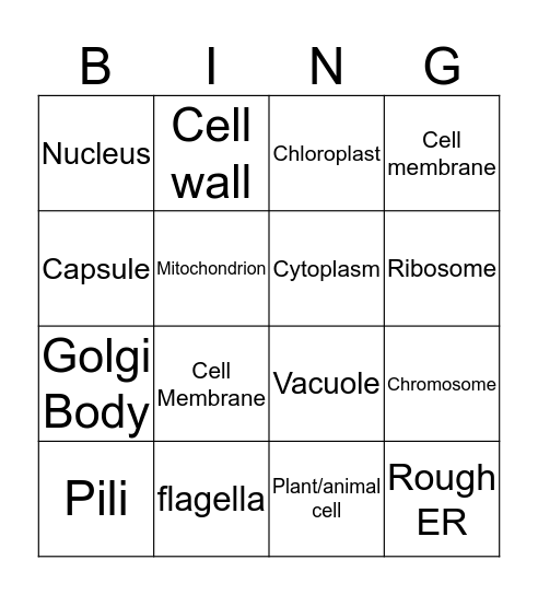 Cell-ebrate bingo Card