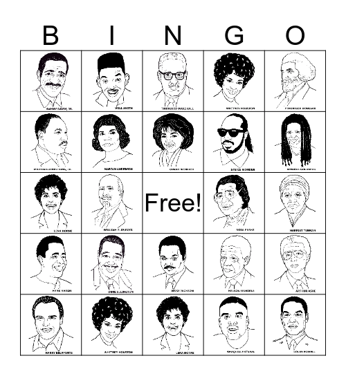 BLACK HISTORY Bingo Card