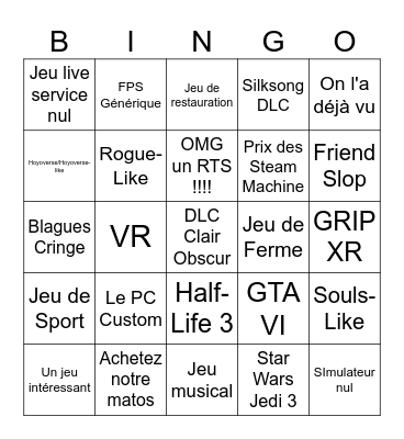 PC Rompiche Show Bingo Card