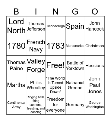 Chapter 9 Review Bingo Card