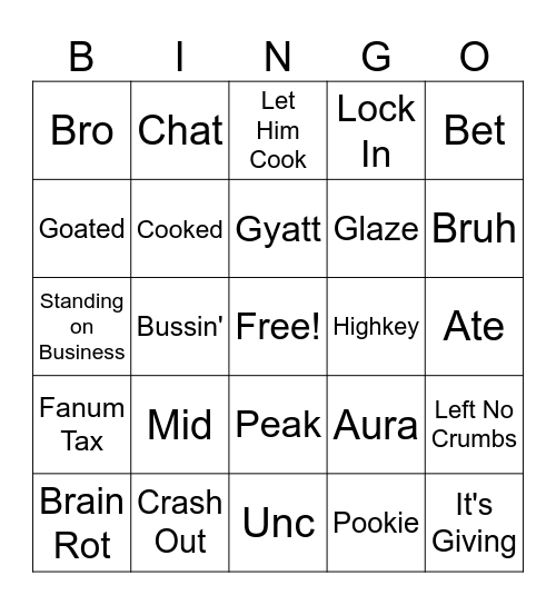 School's Out for Summer! Bingo Card