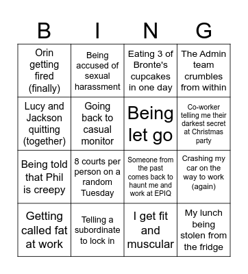 2026 Epiq Bingo Card