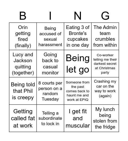 2026 Epiq Bingo Card