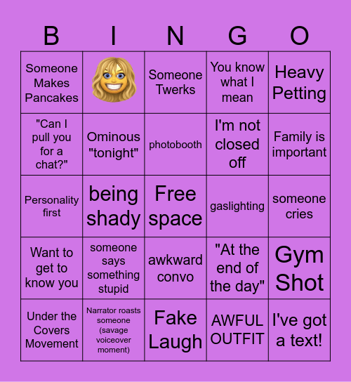 Love Island #2 Bingo Card
