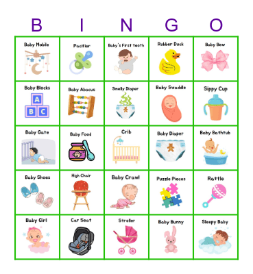 BABY Bingo Card