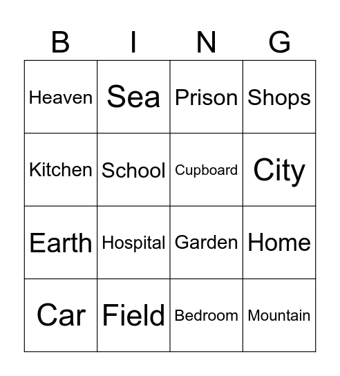 God is always with me Bingo Card