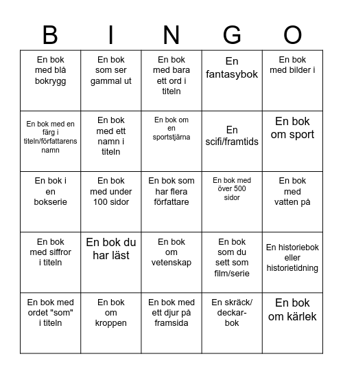 BOKBINGO Card