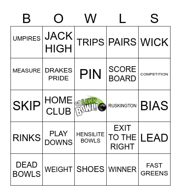 LAWN Bingo Card