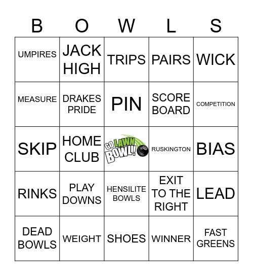 LAWN Bingo Card