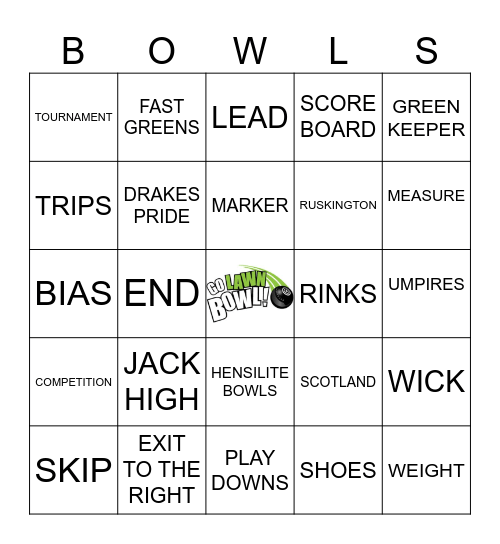 LAWN Bingo Card