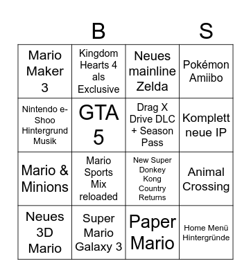 Bullshit Bingo Card