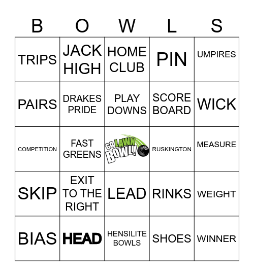LAWN Bingo Card
