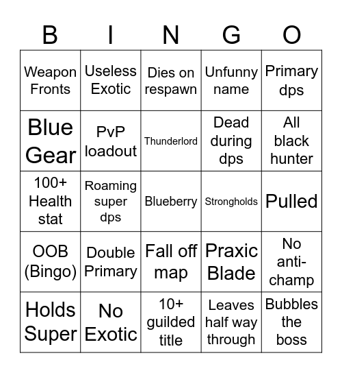 Portal Bingo Card Bingo Card