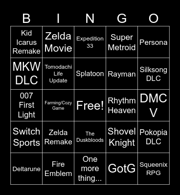 June of 9th Direct Bingo Card